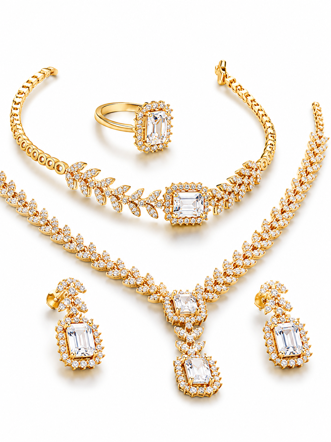 Gold Plated Neck lace Set combo
